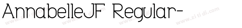 AnnabelleJF Regular字体转换